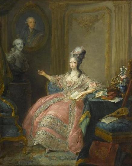 Jean Baptiste Gautier Dagoty Portrait of Marie Josephine of Savoy China oil painting art